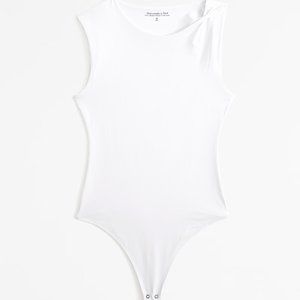 NWT Abercrombie Cotton-Modal Twist Shell Bodysuit, XS